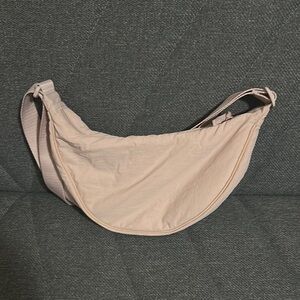 Light Pink/Cream Uniqlo Moon Bag